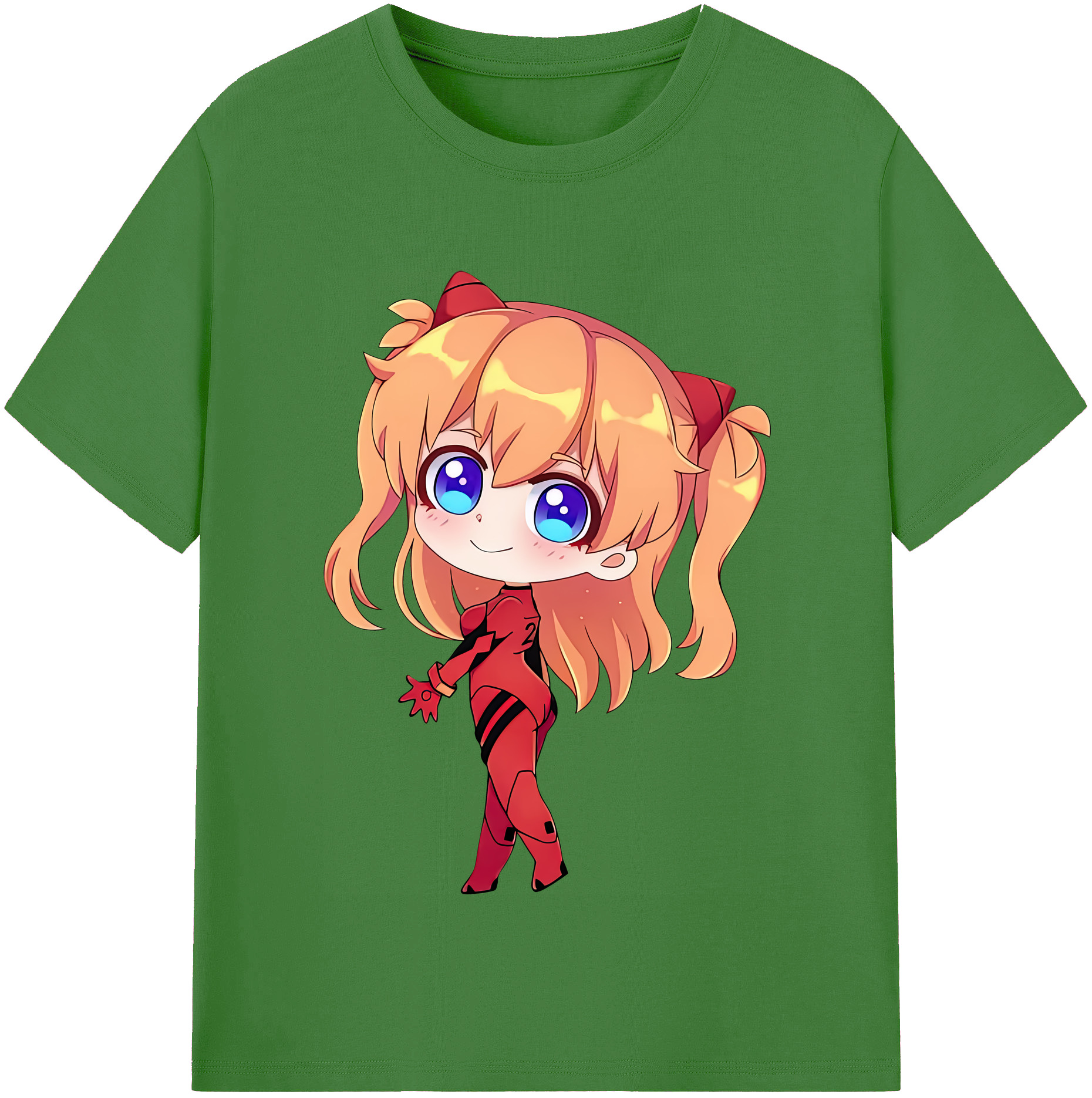 （画像用） EVA 新世紀エヴァンゲリオン レディースカジュアルプリントTシャツ（綿100％）